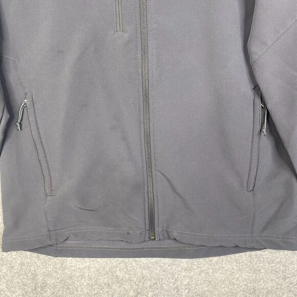 The North Face NF0A3LGV Men's Gray Tech Stretch Soft Shell Jacket M - Picture 3 of 9